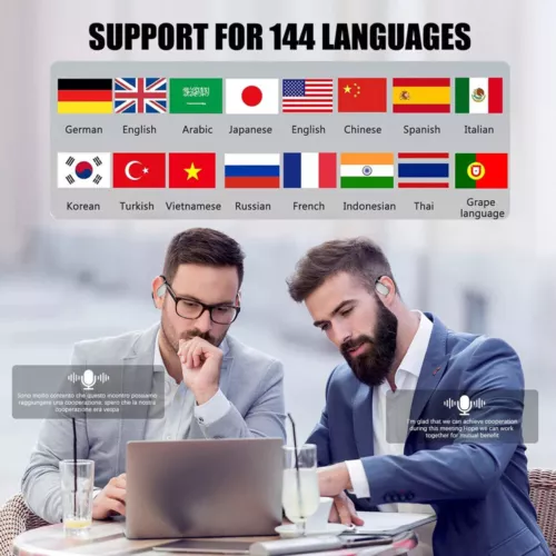 Translation Earbuds 3-In-1 Smart Voice150+ Languages Real Time Translator - 第 5/15 張圖片