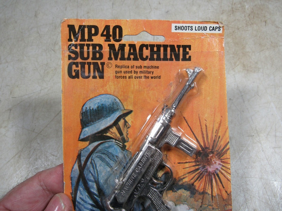 Vintage 1980 Edge Mark Mini Series MP-40 Sub Machine Gun Cap