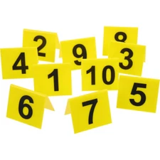 Double Sided Evidence Marker Reusable Evidence Markers Restaurant Table Numbers