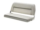 Vetus 'First Class' folding boat bench seat for two people - white