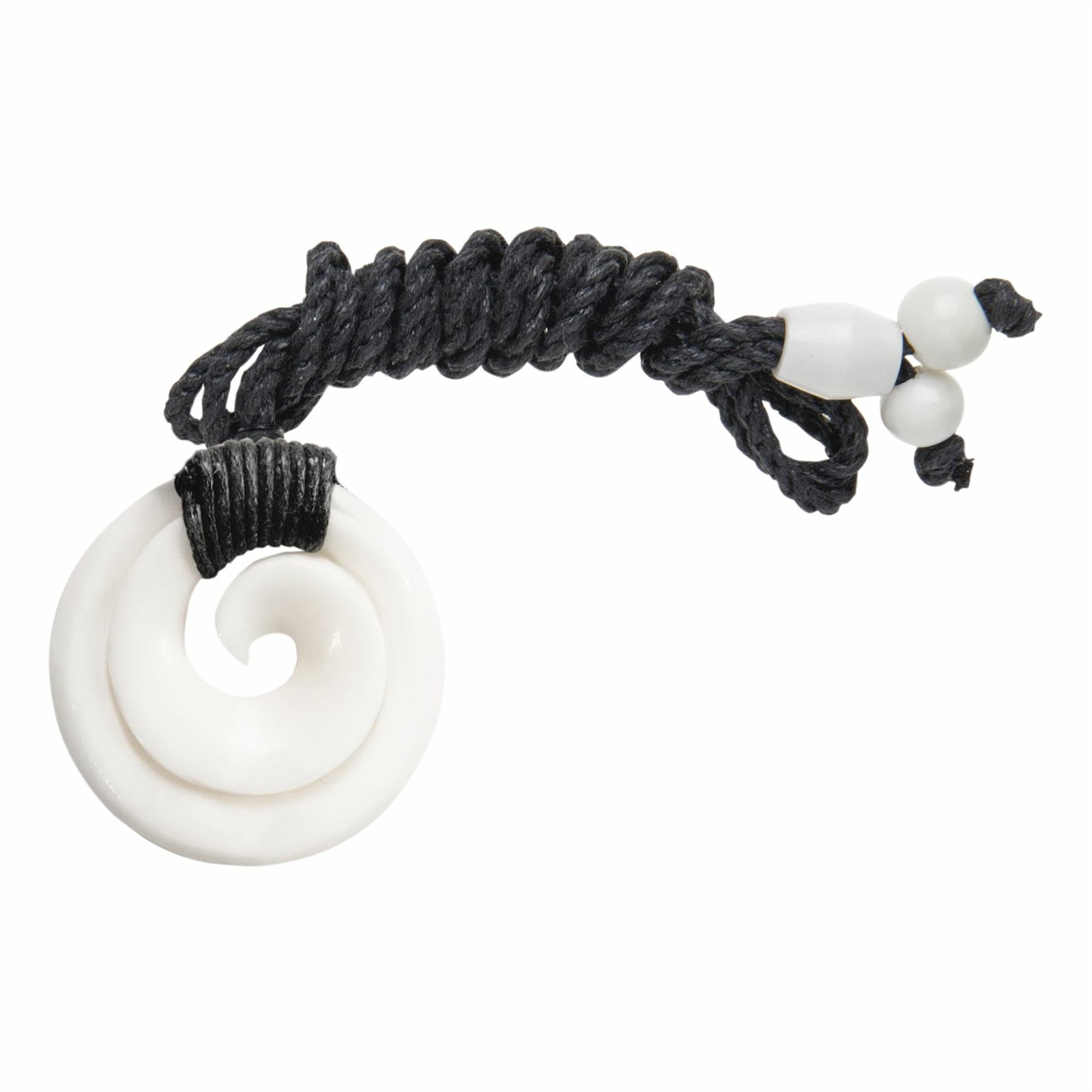 81stgeneration Collana Ciondolo Corno Intagliato Liscio Piccolo Maori