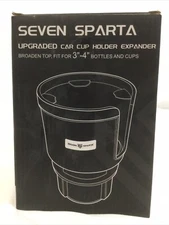 Seven Sparta Upgraded Car Cup Holder Expander Broaden, Fit for 3”- 4” Bottles
