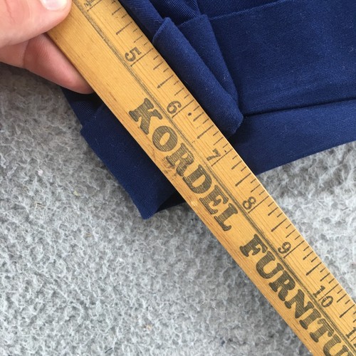 St. Johns Bay Chino Shorts Womens 8 Blue Cotton Blend High Rise Flat Front NEW - Picture 9 of 18