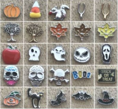 Floating Charm HALLOWEEN THANKSGIVING FALL AUTUMN for Glass Locket