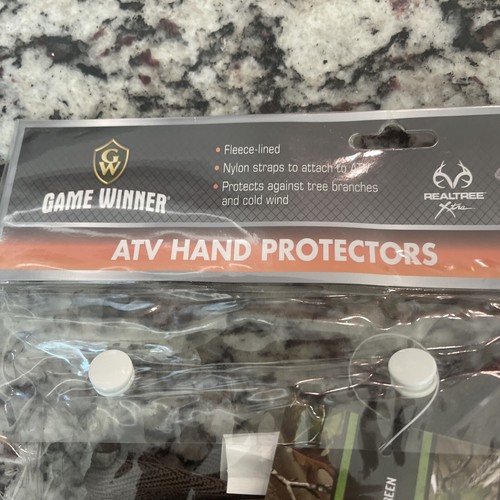 ATV Hand Protectors - REALTREE Game Winner - Mossy Oak Camouflaged - Picture 2 of 5
