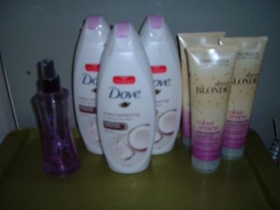 7 New Frieda Sheer Blonde Dove Pampering Jasmine Body Wash Vitabath Coconut Mist