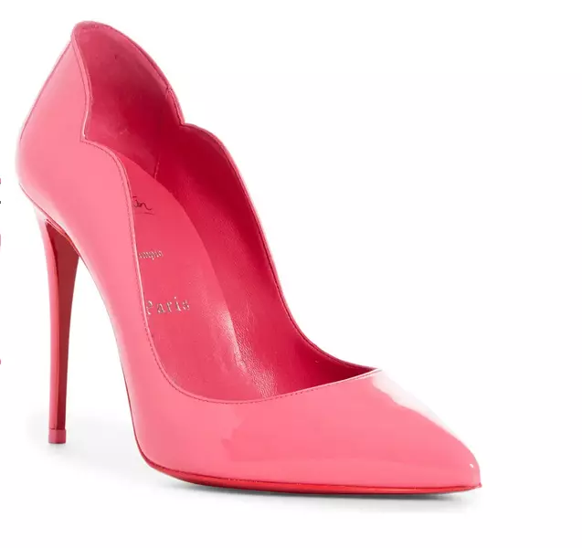 Hot pink red bottoms cheap