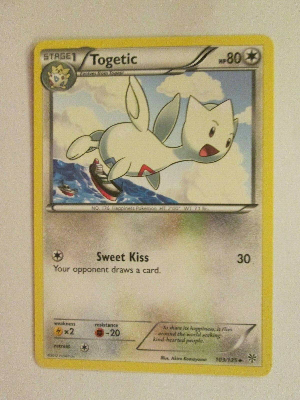071PK103 - Togetic -103/135 - Plasma Storm - Uncommon Z
