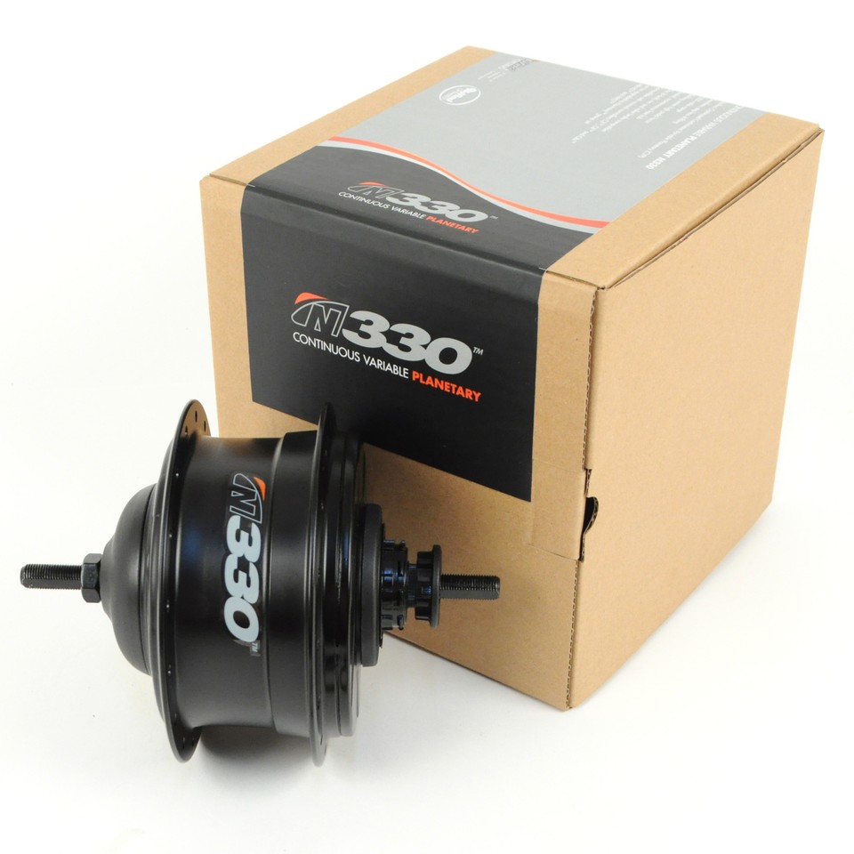 NuVinci N330 CVP Internal Gear Bicycle Rear Hub Black 32h Rim Brake