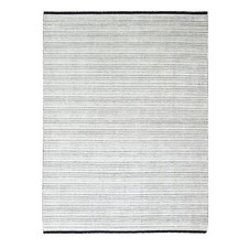 8' x 10' Ivory Wool & Silk Modern Design Hand Loomed Oriental Rug R84349