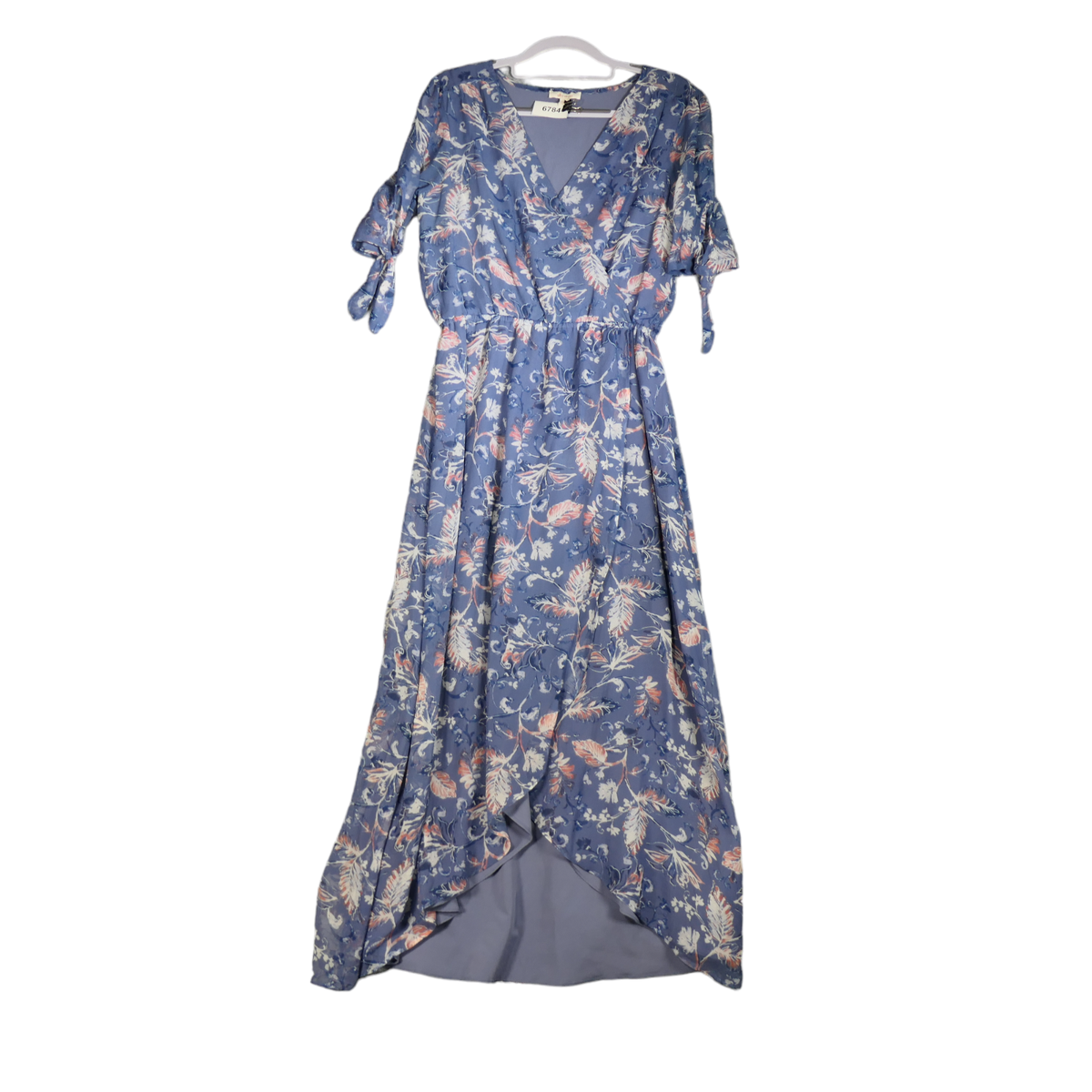 knee length dresses for ladies Sage And Black Printed Elasticated Waist Midi Dress – AX Paris main image 1