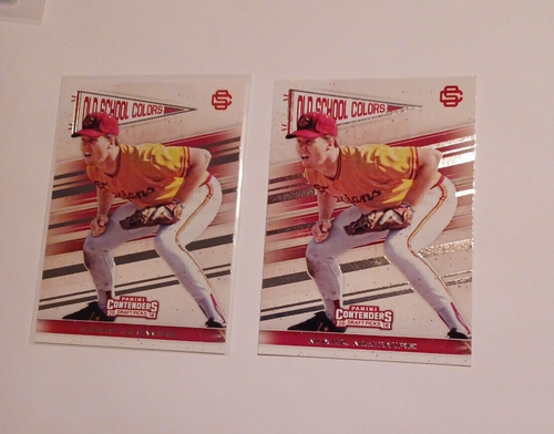 2018 Panini Contenders Draft Picks Old School Colors #4, Mark McGwire - Picture 5 of 5