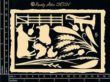 Dusty Attic Chipboard 5x7 - Creative Frames 5 - Farm, DA3228