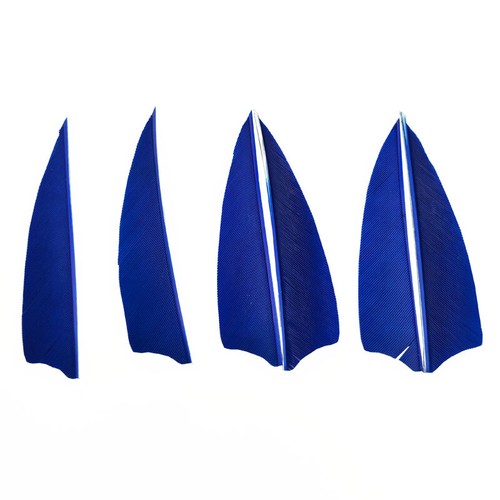 50pcs 3" Archery Arrow Feather Natural Turkey Fletches Fletching Right Left Wing - Picture 11 of 19