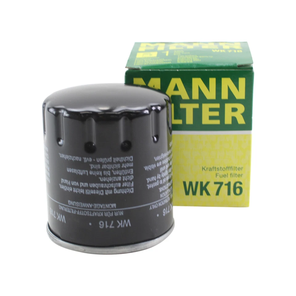 Filtro de combustible MANN WK716 para Mercedes Benz W123 W126 240D 300CD 300D 300SD 300TD Foto 3 de 4