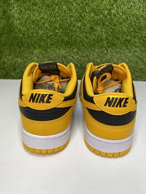 Mismatch Sizes 11/11.5 Nike Dunk Low Goldenrod Mens Yellow