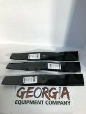 3 USA MADE BLADES FOR JOHN DEERE M145476 M127500- Z425 Z435 Z445 48" CUTS