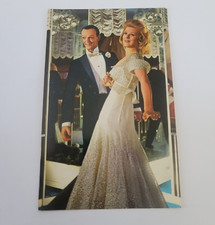 Vintage 1967 Movieland Wax Museum Postcard Fred Astaire & Ginger Rogers Top Hat