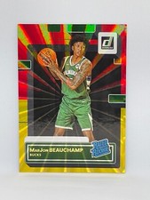 2023 MARJON BEAUCHAMP DONRUSS RATED ROOKIES REDD AND GOLD HOLO LASER