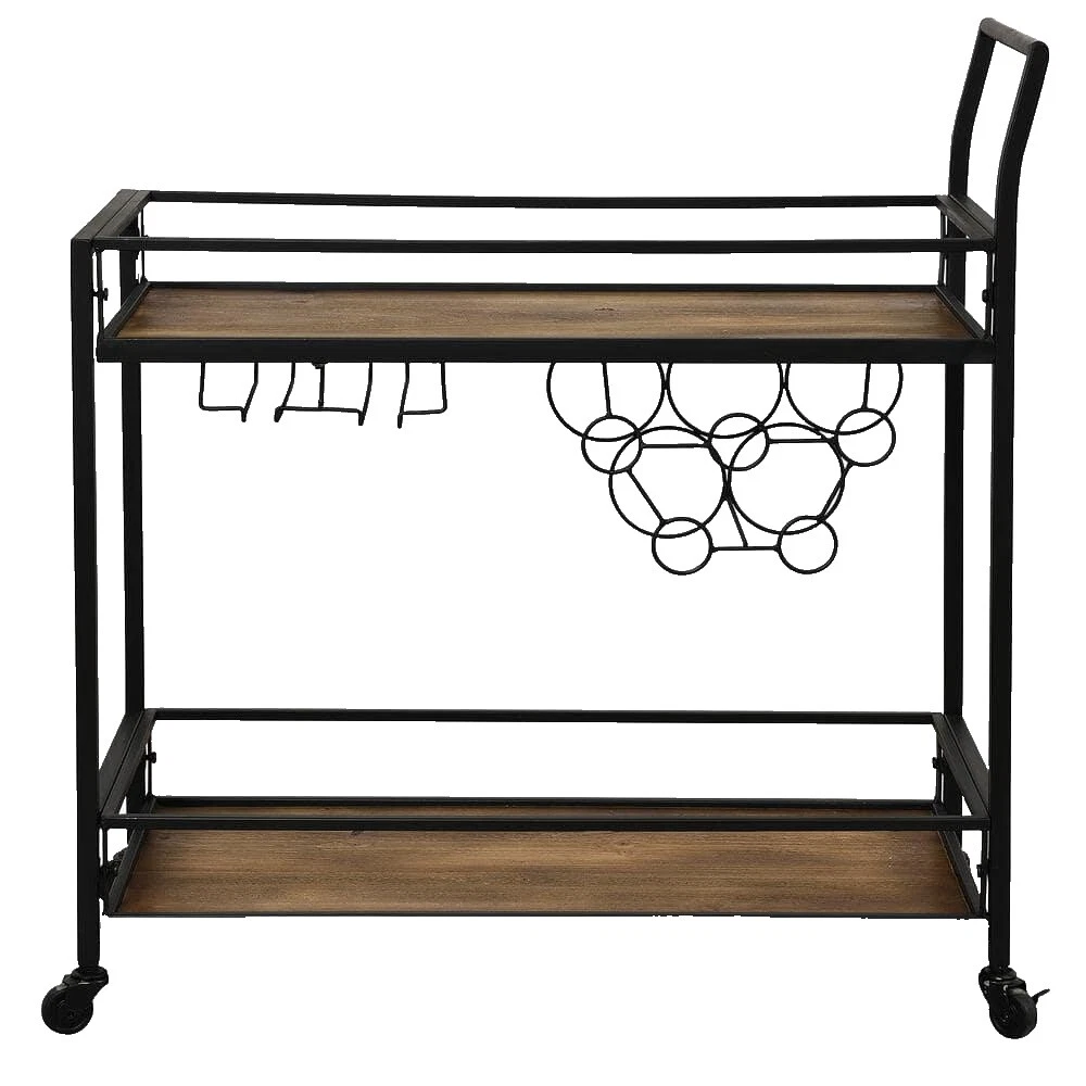 Industrial Metal Kitchen Bar Carts & Serving Carts