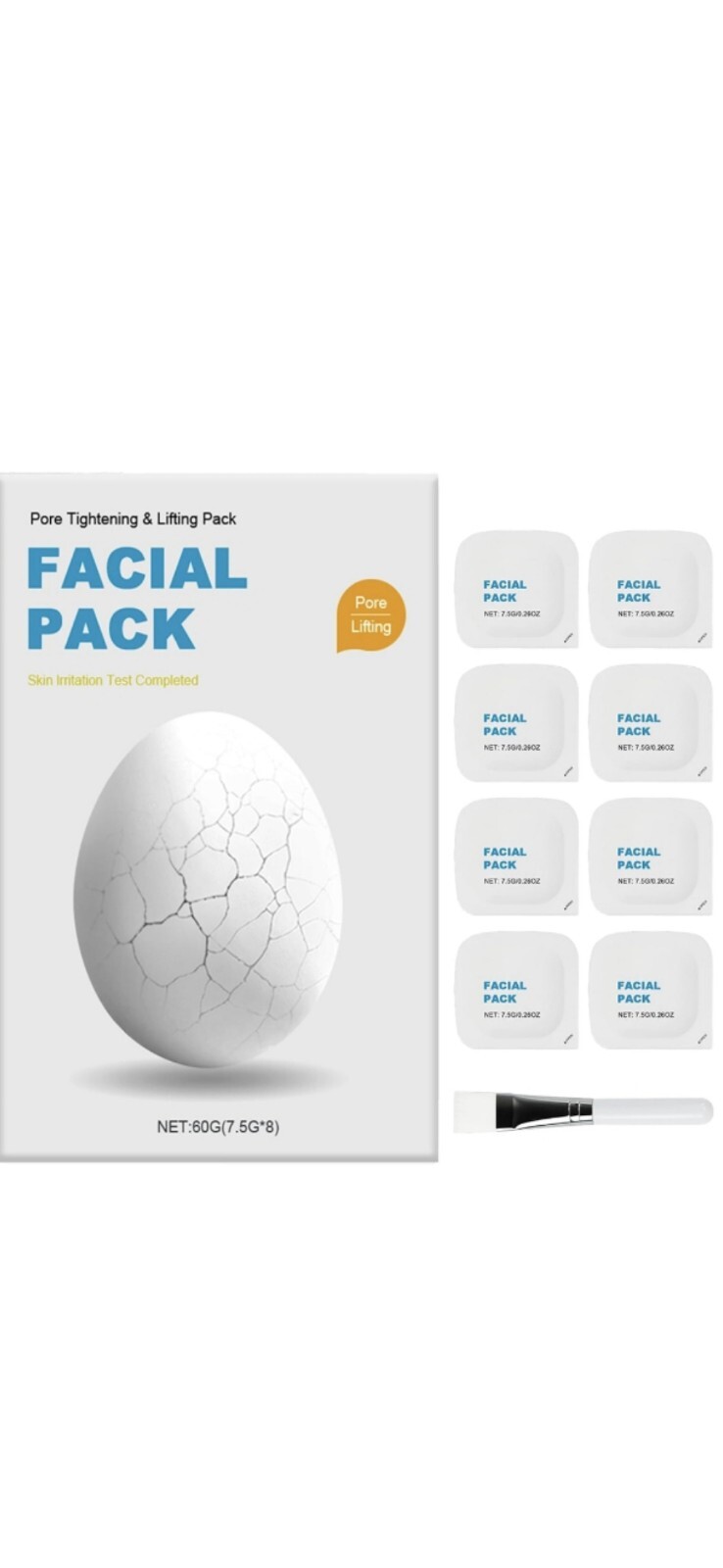 Hydrating Yakitoko Clay Mask for Deep Cleansing & Blackhead Removal - 60g-image