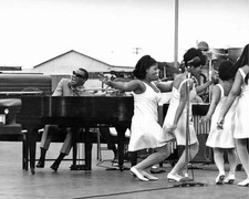 Blues Soul Pianist RAY CHARLES Glossy 8x10 Photo Music Print Poster