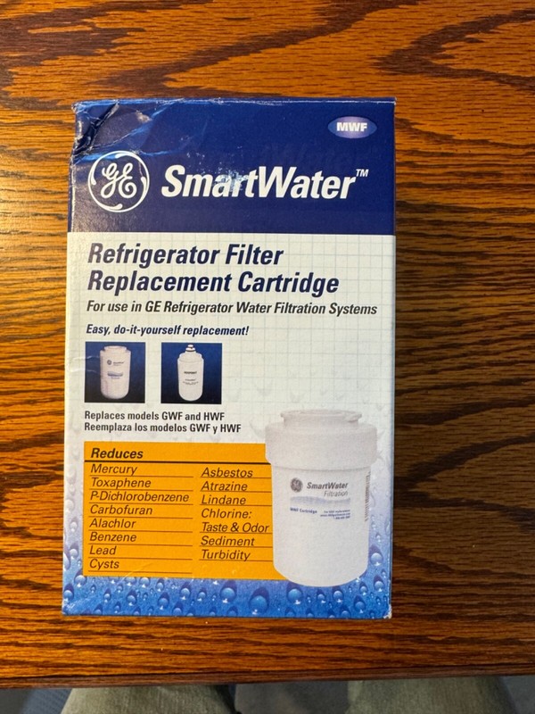 GE OEM NIB SmartWater Refrigerator Filter GWF and HWF