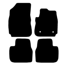FITS CITROEN C4 CACTUS 2014 TO 2020 TAILORED BLACK RUBBER FLOOR MATS SET (4 PCS)