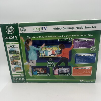 Leap Frog LeapTV Leap TV Educational Video System Lot 3 Games /One Controller