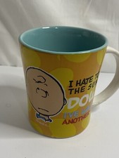 Peanuts Charlie Brown I've Wasted Another Day Mug Gibson 2011