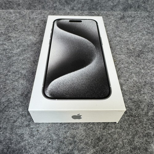 iphone 15 Pro 512gb White Titanium w/ Sticker and Manual Box ONLY - Picture 2 of 4