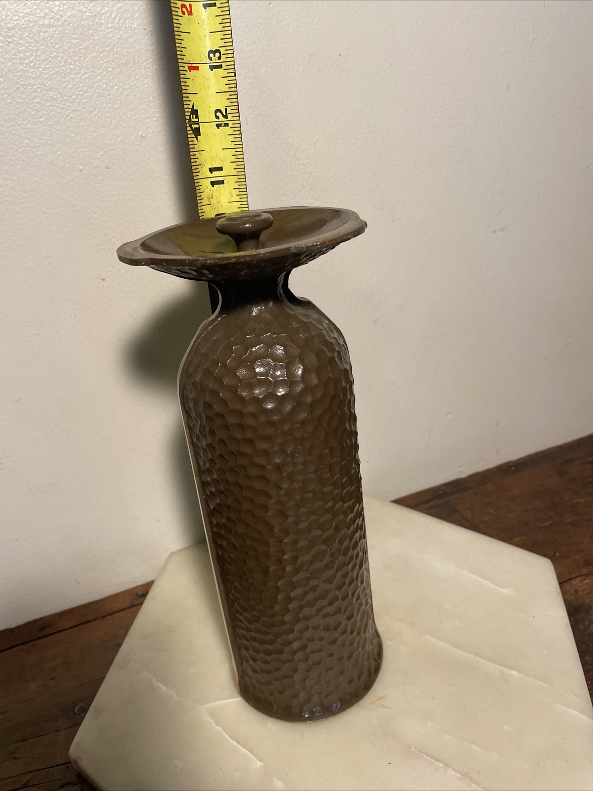 Hammered Bronze Cemetery Flower Vase Replacement eBay