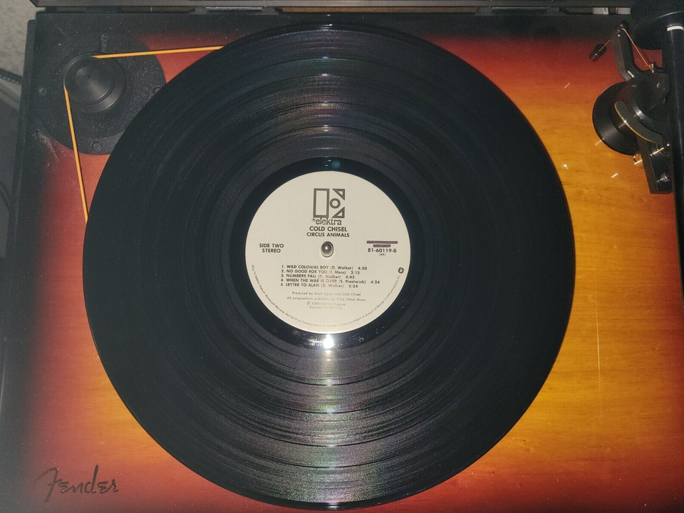 Cold Chisel Circus Animals Vinyl LP Record 1982 Elektra Records PROMO