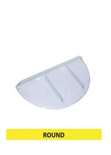 39 in. W x 17 in. D x 2-1/2 in. H Economy Round Flat Window Well Cover