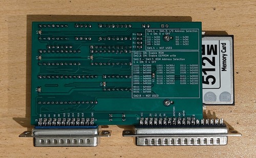 XT-IDE LITE Compact Flash Board = eine Festplatte in meinem Amstrad PPC512 / PPC640 - Bild 2 von 3