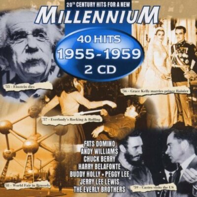 Millennium 1955-1959 (40 Hits) Bill Haley & his Comets, Buddy Holly, Ka.. [2 CD]