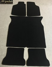 Fußmatten Autoteppich Kofferraummatte für VW Jetta 1 Velours 1978-84 schwarz 5tl