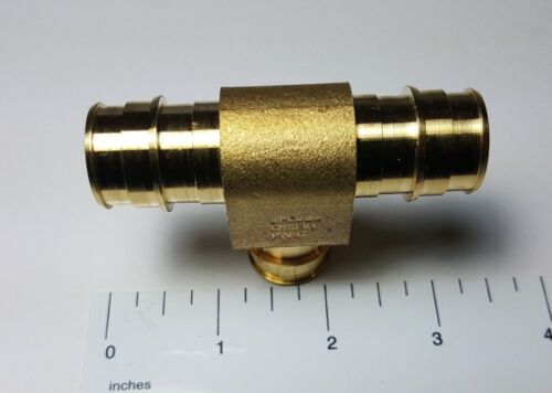 1 PIECE 3/4" PEX A TEE EXPANSION F1960 TEE, FOR UPONOR (WIRSBO) - Picture 3 of 5