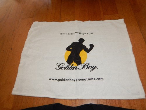 Vintage Madison Square Garden De La Hoya VS Coley XXL T-shirt towell Feb 26 00 - Picture 3 of 5