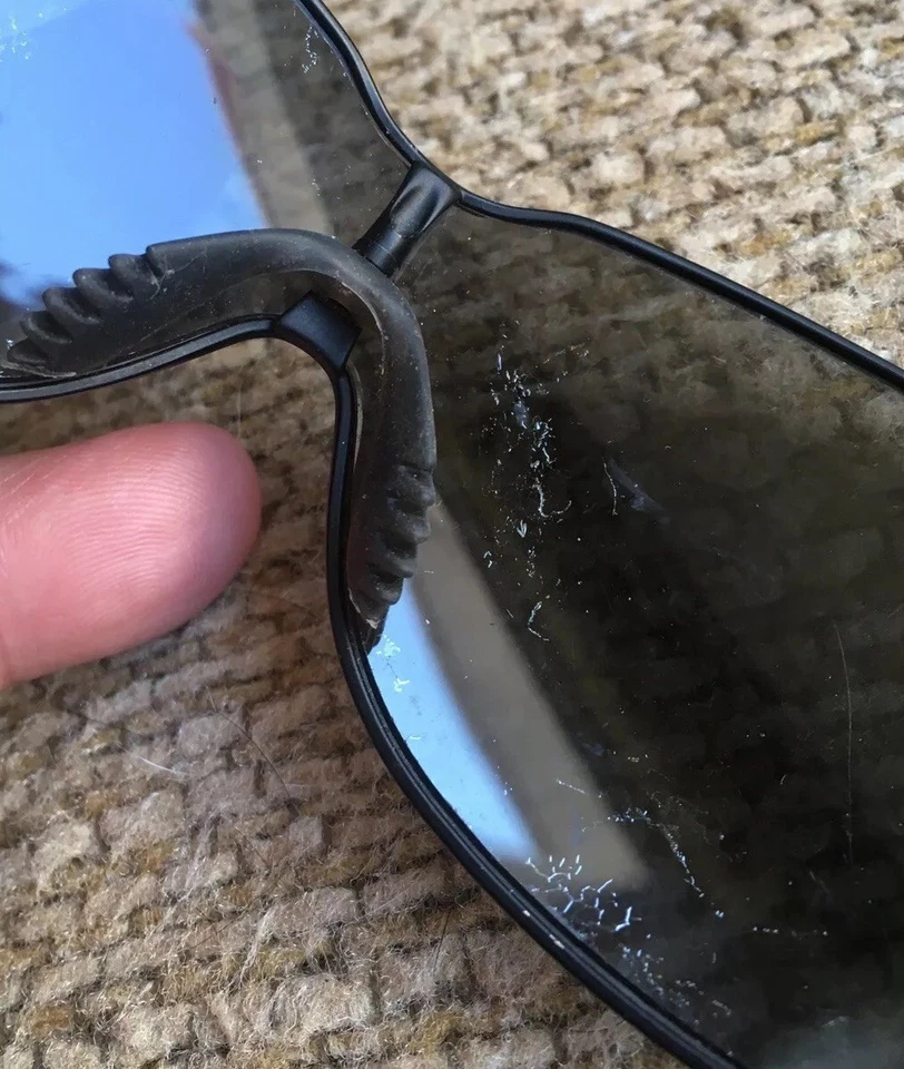 ПЛОХИЕ ЛИНЗЫ Nike Unrest мужские солнцезащитные очки матовый черный полный металлический ОПРАВА EV0319 002 - Изображение 4 из 4