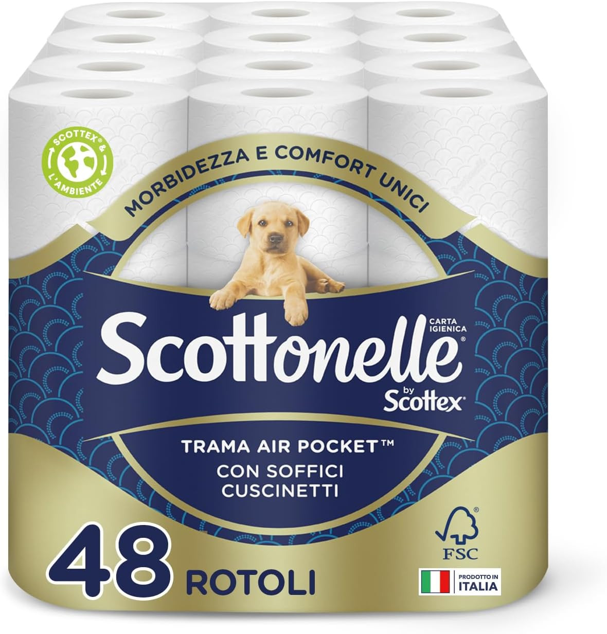 Stock Carta Igienica 48 Rotoli per Hotel e B&B - Resistente e Morbida