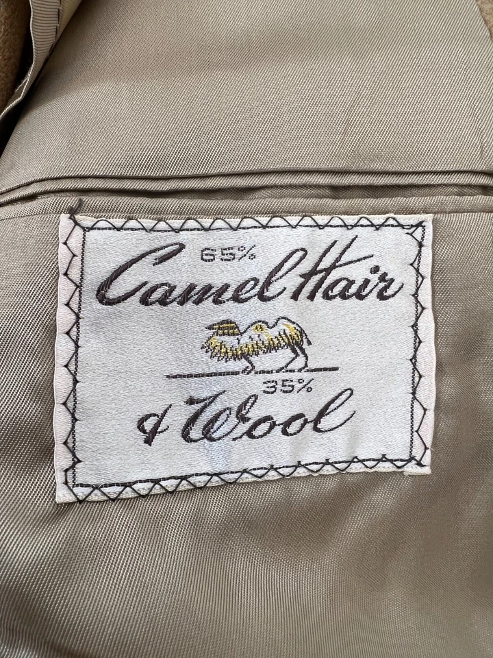 Vintage Barrister Mens 65% Camel Hair 35% wool Blazer Sport Coat - Image 2 of 4