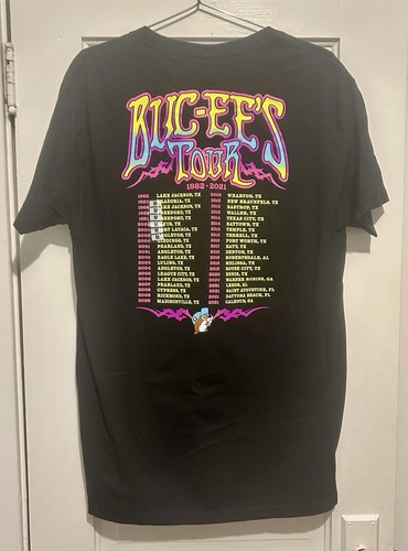 🦫 Men’s T Shirt BUC-EES WORLD TOUR! Size Medium NWT 1982-2021 Black