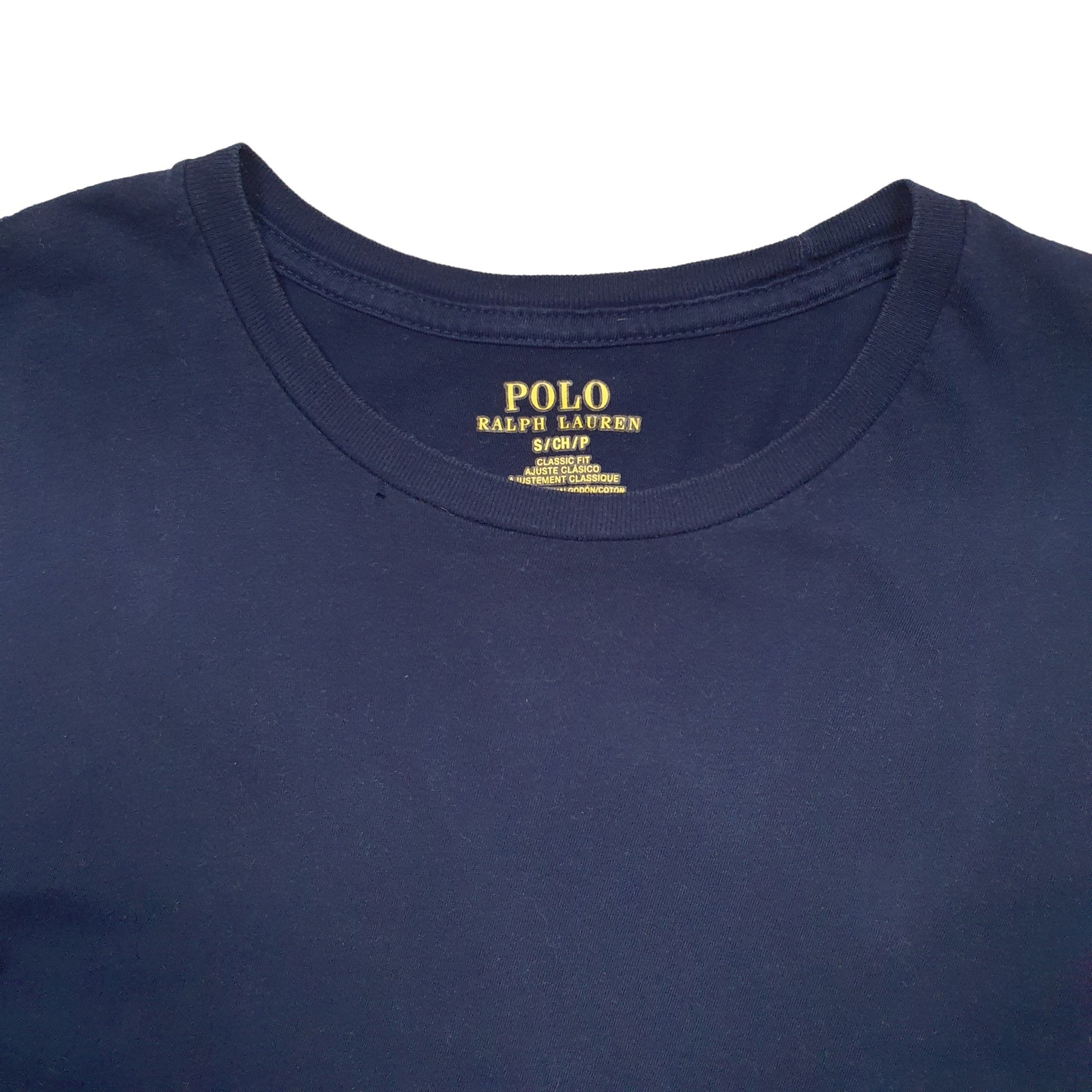 POLO RALPH LAUREN Navy T Shirt Tee Short Sleeve Cotton Mens M image 3
