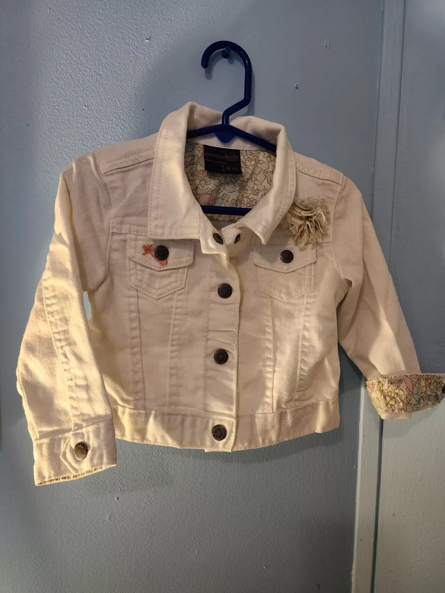 White denim jacket size 24 cheap