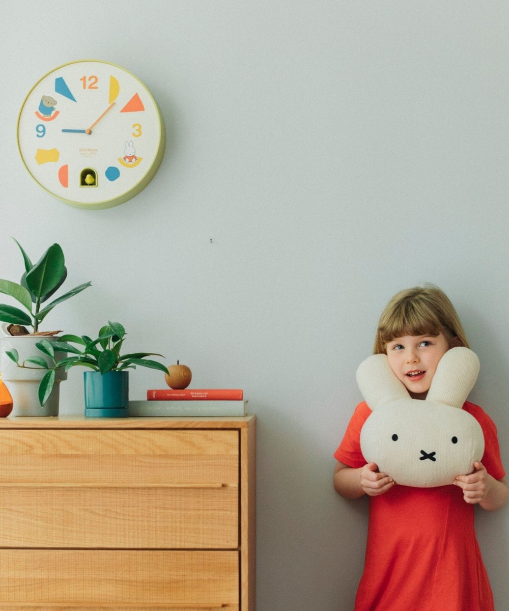 Dick Bruna Miffy Bird Wall Clock 30x7.5cm/11.81x2.95