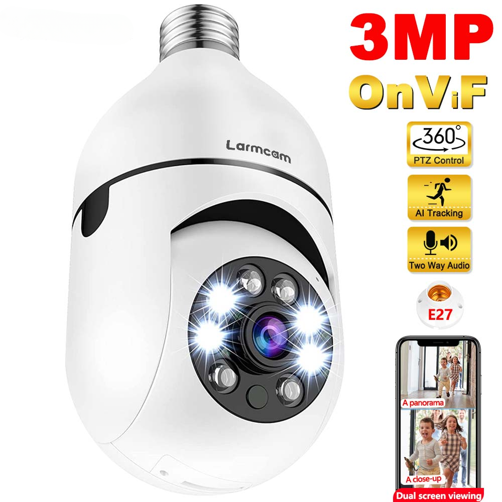 Camera Video Surveillance Home Security Monitor Color Night Vision Auto Tracking