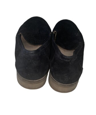 Collection By Clarks Black Perforated Slip On Loafer Shoes  display picture 3
