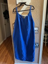 Old Navy Royal Blue Sleeveless Gauzy Dress Women’s Size 2X