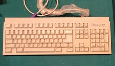 Vintage Packard Bell 5130 Mechanical Keyboard Clicky Switches PC Gaming Retro